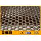 1 X 50m Perforated Metal Mesh Stainless Steel Round Hole For Separation Field