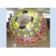 Mega transparent inflatable zorb ball for childrens and adults roll inside