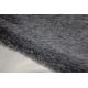 Black 150cm Fox Fur Fabric By The Yard Acrylic Long Hair