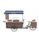 SS304 48V Spray Paint Box Structure Bike Food Cart