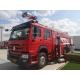 SINOTRUK 18 Meter Water Tower Fire Truck 460HP 10 Wheel Heavy Duty