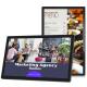 6.0 Android Poe Wall Mount Tablet With Power Advertising Player 18.5 Inch