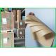 Strong Strength Recycled Pulp Brown Kraft Paper Roll For Making Gift Boxes