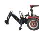 Farm Agriculture Tractor Mounted Backhoe Diggers 30hp 4x4 Compact Loader