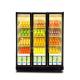 R134a Bar Refrigerated Showcase Multi Glass Doors Refrigerator 1130L