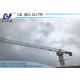 60m Arm Length Flat Top Tower Crane Types PT6013 Top Slewing Crane  8ton Max Load Electric Tower Crane
