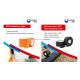 Non Polluting Adhesive PVC Tape Easy Stripping No Liner Guaranteed