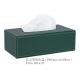 Oblong Leather tissue boxes, scroll boxes