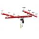 1 Ton 2 Ton Pendant Control Single Girder Suspension Kbk Light Capacity Crane
