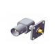 BNC Female Right Angle Flange Mount RF Connector For 2# Semi Flexible / Rigid Cable