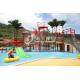 Fiberglass Aqua Playground Equipment Interactive Fiberglass Products / Customized Water Park Products