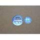 Unique Laser Holographic Security Stickers Number Printing Water Based On Glue