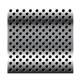 Stainless Steel Flat Perforated Metal Mesh Punched Metal Sheets Brush Surface
