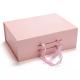 Clothing Packaging Cardboard Folding Box Special Paper Gift Box With Handle