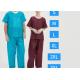 SMMS Disposable Surgical Gown Short Sleeve Patient Suits  For Hospital