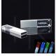 New promotional customed logo crystal usb flash drive disk with led light