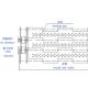 Perforated 1.5mm Galvanized Plate Link Conveyor Belt