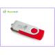 Red Twister Swivel Usb Flash Drive Mini Usb Thumb Drive Stick Metal