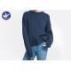 Ribs Knitting Ladies Wool Jumpers Acrylic Blended Pullover Sweater Anti - Pilling