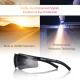 Lightweight Anti-UV Black Safety Glasses ANSI Z87 Anti-UV SG001 Work Glasses