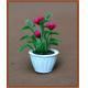 1:20model potted plant,model material,decoration fllower,artificial pot,1:25,3CM potted plant