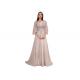 Women ' S Half Sleeve Evening Dresses And Ladies Gowns A - Line Tulle Long Wedding Dress