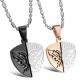 New Fashion Tagor Jewelry 316L Stainless Steel couple Pendant Necklace TYGN150