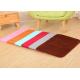 Embossing stripe design 100% polyester memory foam area rugs anti-skid rug multiple color and size for your choice