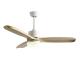 52 Inch LED 3 Blade Wood Ceiling Fan DC Motor Light Wood Ceiling Fan