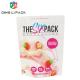 Strawberry protein powder stand up zipper bag 1.2kg sealing food grade packing stand up mylar bags