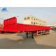 3x13 Tons Axles Q345 Side Wall Semi Trailer For Container