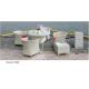 6pcs outdoor dining set with 4pcs chairs 1 ottoman-8169