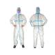 XXL Disposable PPE Kit 50-63gsm Protective Coverall PP PE Non Woven