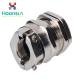 M16 Rubber Double Locked Hawke Waterproof Cable Gland , Watertight Cable Gland