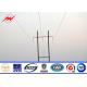 138kv Anti Corrosion Conical Steel Utility Pole For Power Transmission