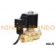 1/2 Inch Fountain Brass Solenoid Valve IP68 Underwater 24VDC 220VAC