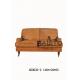 classical America style antique 2 seater leather sofa/classic 2 persons leather sofa