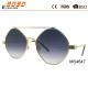 Sunglasses with metal frame, new fashionable designer style, UV 400 Protection Lens