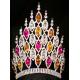 colourful pageant crowns and tiaras tall rhinestone crowns and tiara wholeslae pageant crowns and tiaras supplier cheap