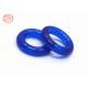 Blue Half Transparent Silicone O Ring Heat Resistance Customized Size