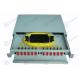 48 Cores FC ODF Fiber Optic Patch Panel Slidable Type With Aluminum Sliding Fittings