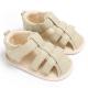 Hot sale Round toe Anti-slip Rubber soft sole Newborn baby leather sandals
