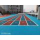 Synthetic Rubber Running Track Easy Installation Excellent Slip Resistance UV Resistance