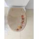 sealife  polyresin decorate sanitary ware toilet seat with best quality hinge,sand toilet seat