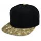 Square Brim Snapback Baseball Caps Triangle Metal Wood Color Hiphop Hats Casual For Adult