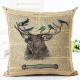 Geometric Deer Antler Throw Pillow Case Cushion Cover 18x18 Nordic Animal