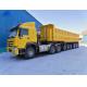 80000kg 9 Axles 45m3 Dump Truck For Ghana