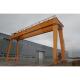 20 Ton A Type Industrial Double Beam Movable Gantry Crane With Rail