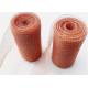 Customized Pure Red Copper Knitted Mesh 1.3m Stopper Blocker Corrugated Shape