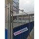 2100mm X 2400mm Temporary Security Fencing Customized Color Easily Installed